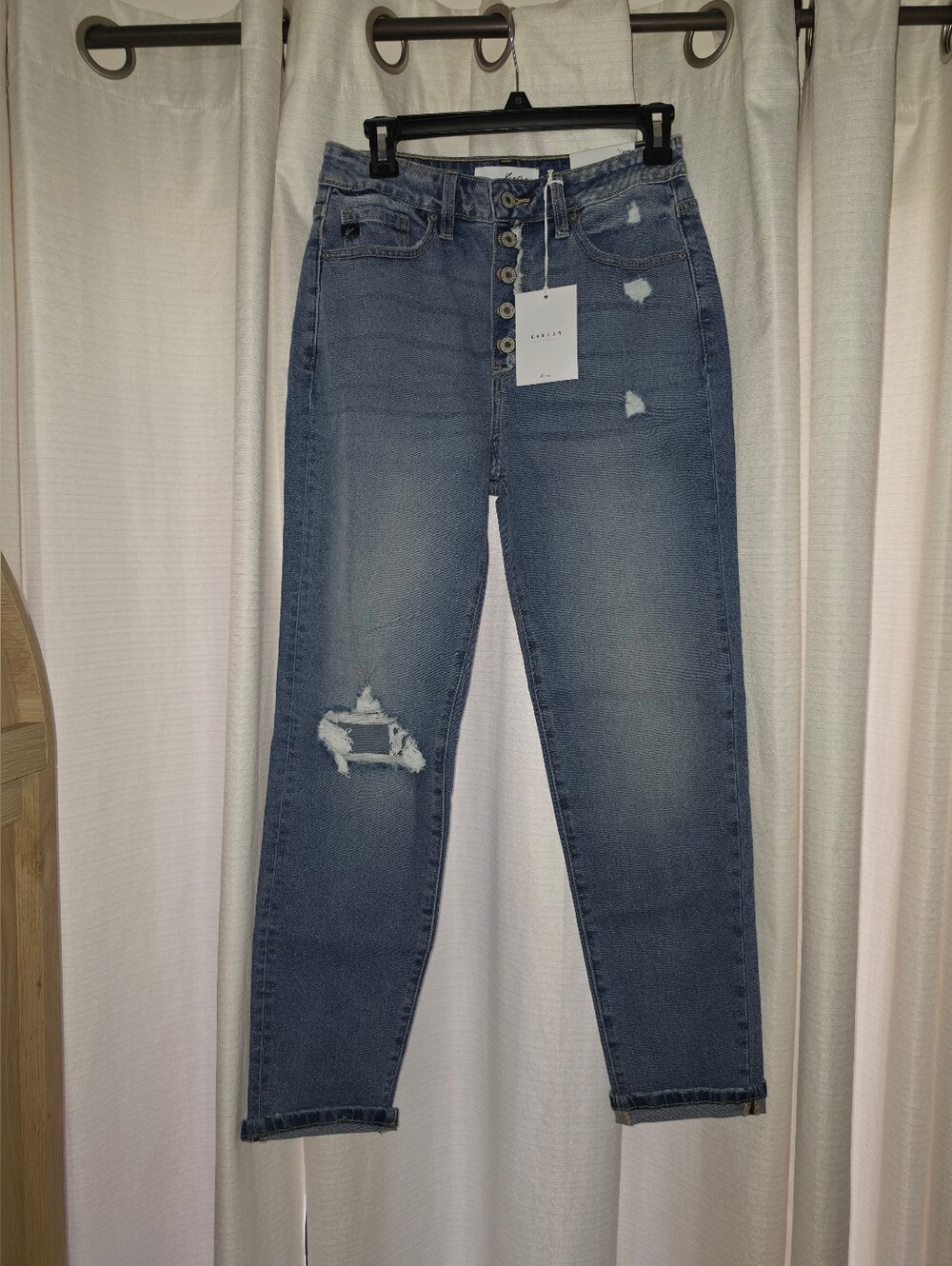 NWT sz 7 KanCan High Waisted Denim Jeans